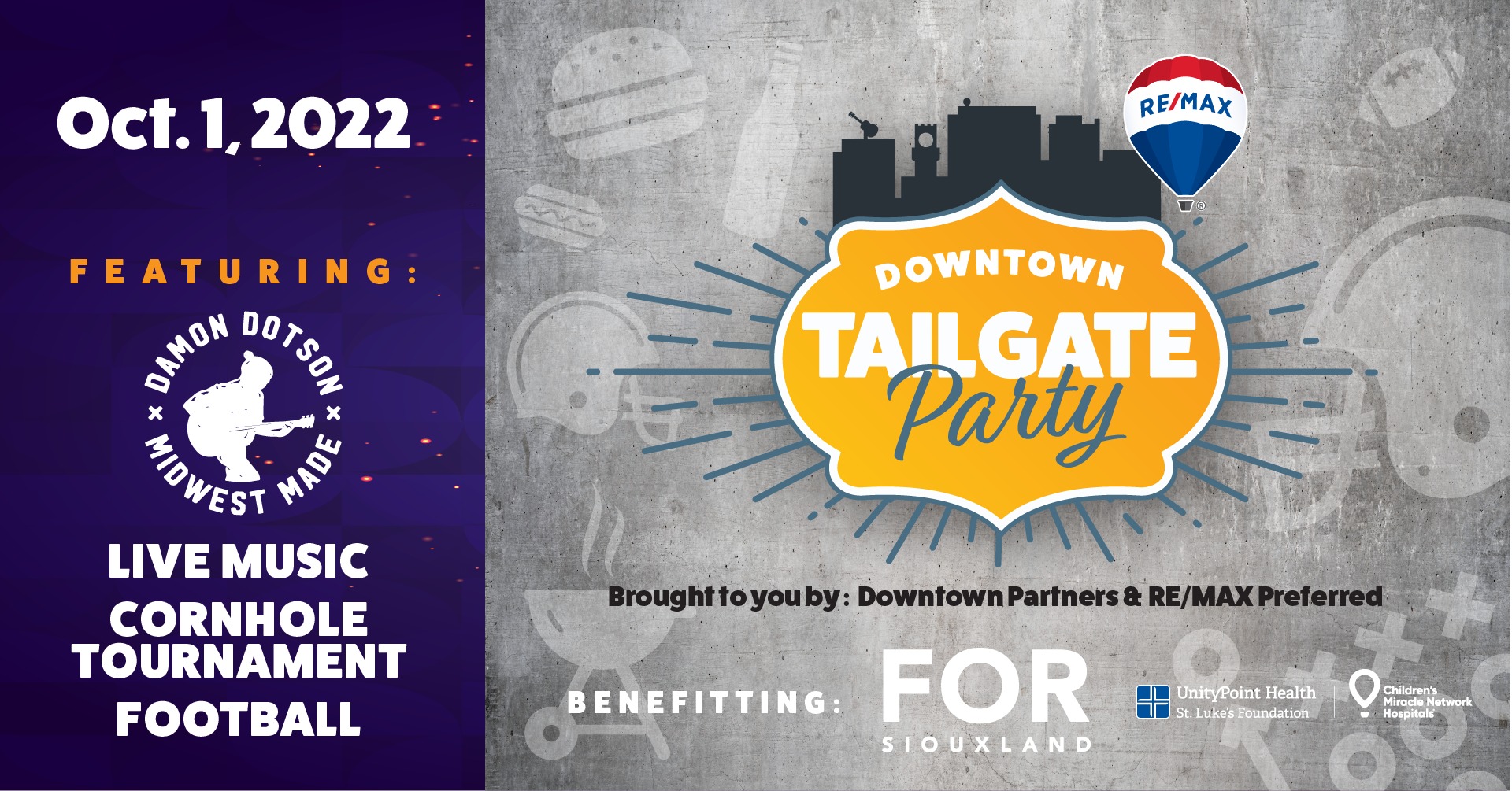Downtown Tailgate Party Coming This Fall!