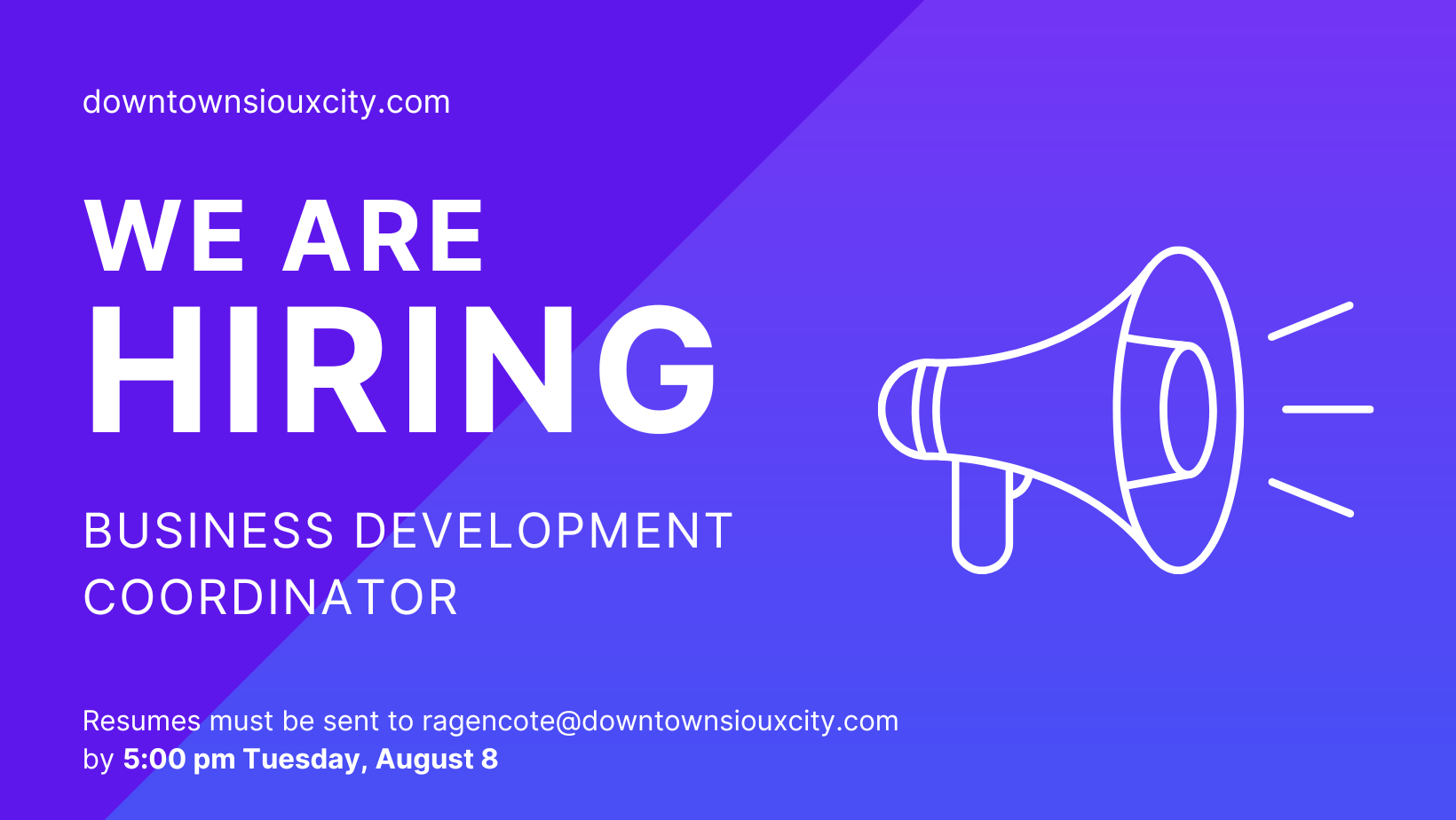 We're Hiring!