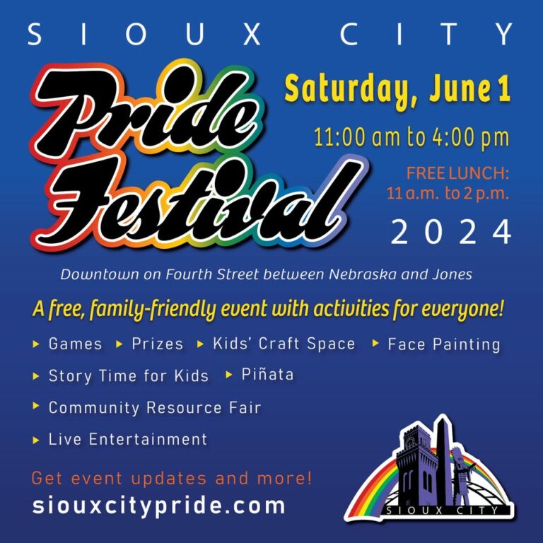 Sioux City Pride Festival 2024 Downtown Partners Sioux City